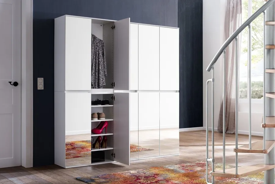 Zestaw szaf z lustrem MIRROR - 5 drzwi
