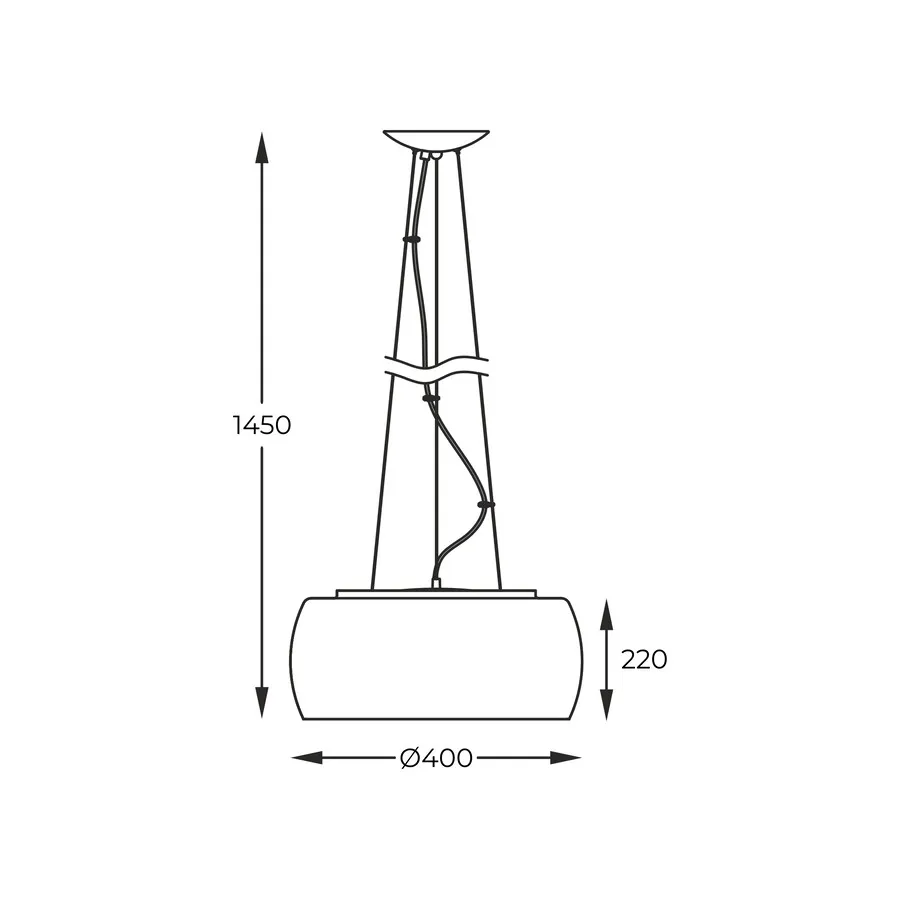 Lampa wisząca CRYSTAL P0076-05L-F4FZ