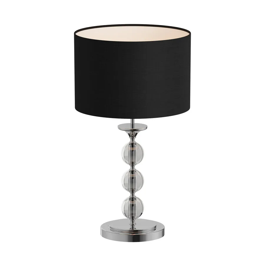 Lampa stołowa REA II RLT93163-1B - czarny/srebrny