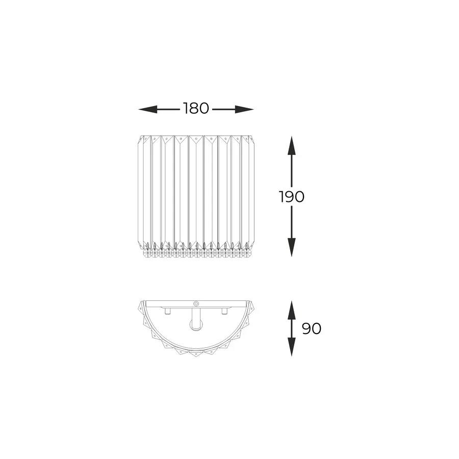 Kinkiet PRINCE W0360-01A-B5AC