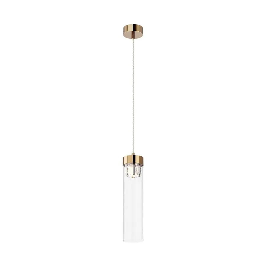 Lampa wisząca GEM P0389-01D-F7AC - złoty
