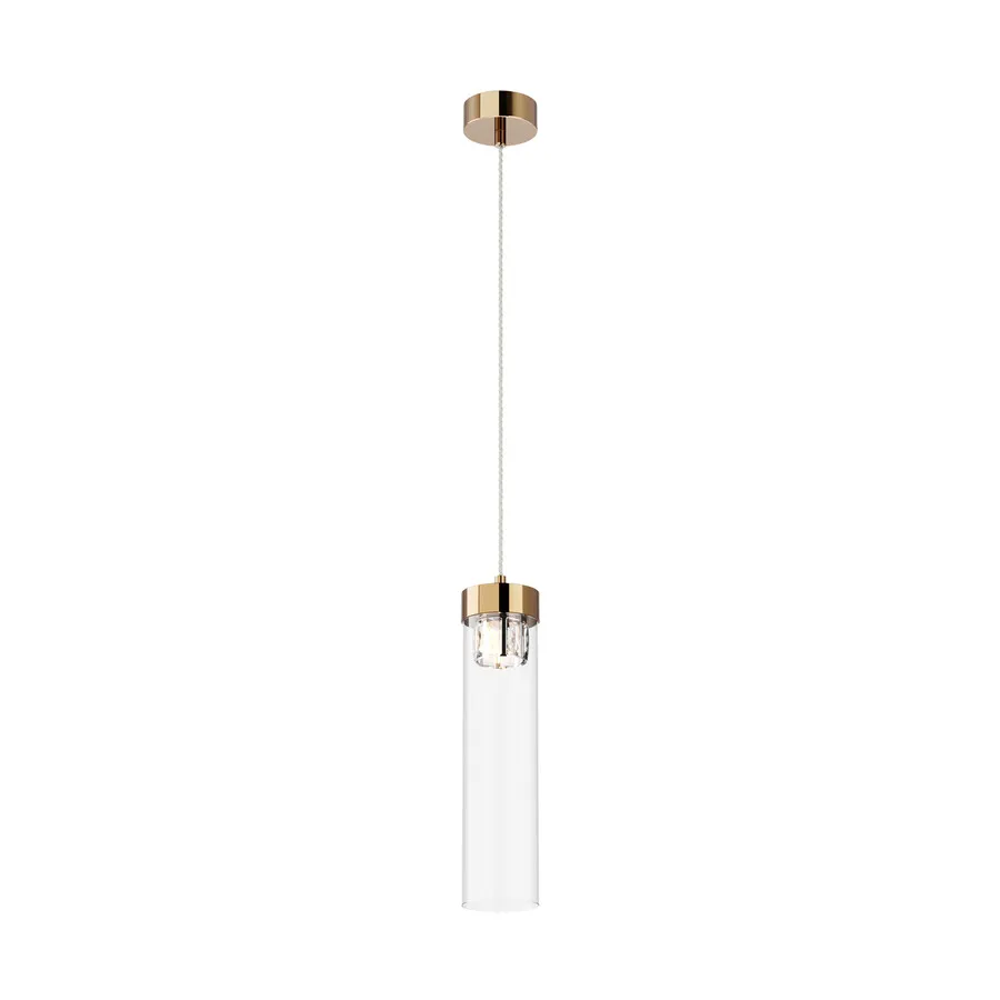 Lampa wisząca GEM P0389-01D-F7AC - złoty