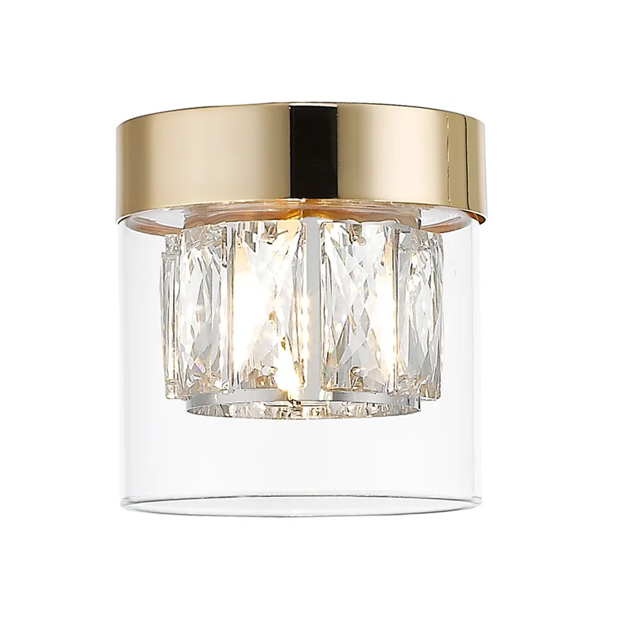 Lampa sufitowa GEM C0389-01A-F7AC - złoty