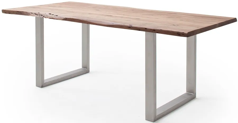 Stół drewniany CALABRIA z blatem 3.5 cm - natur