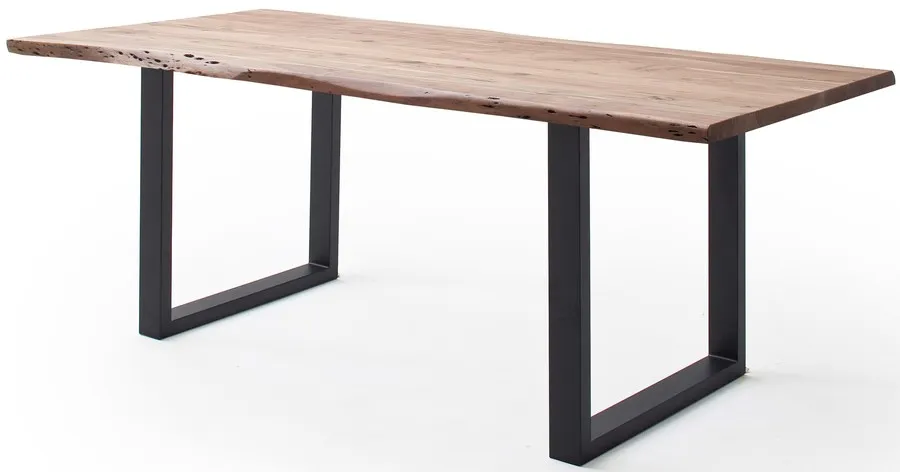 Stół drewniany CALABRIA z blatem 3.5 cm - natur