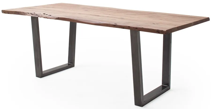 Stół drewniany CALABRIA z blatem 3.5 cm - natur