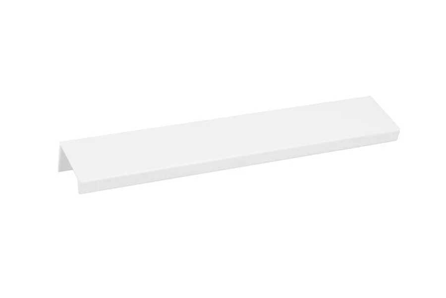Uchwyt listwowy 4394 - biały półmat / rozstaw 160 mm