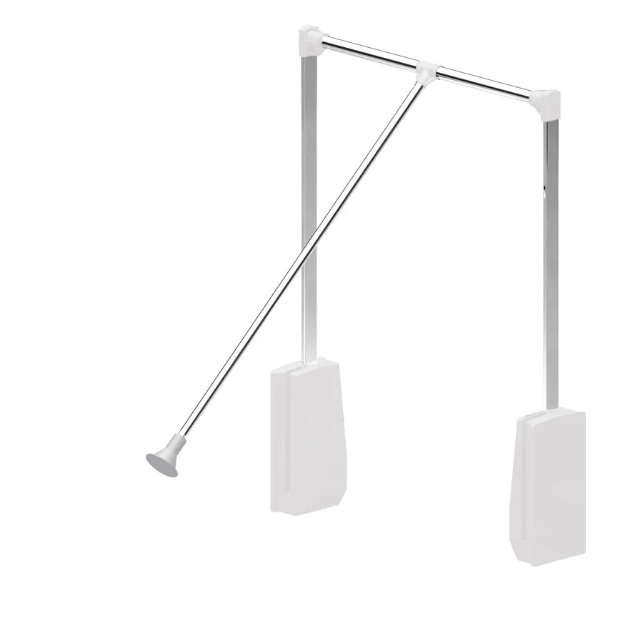 Pantograf aluminiowy Valcomp - biały / 60-83 cm