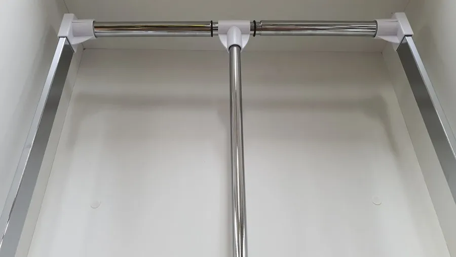 Pantograf stalowy Valcomp - biały / 83-115 cm
