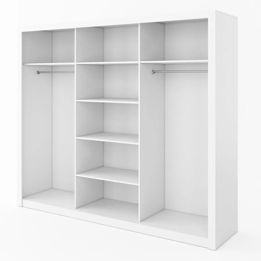 Szafa przesuwna 3-drzwiowa IDEA ID-01 - biały