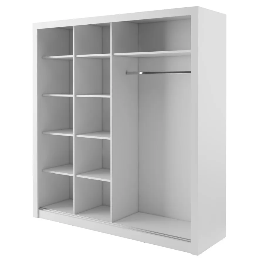 Szafa przesuwna 2-drzwiowa IDEA ID-12 - biały