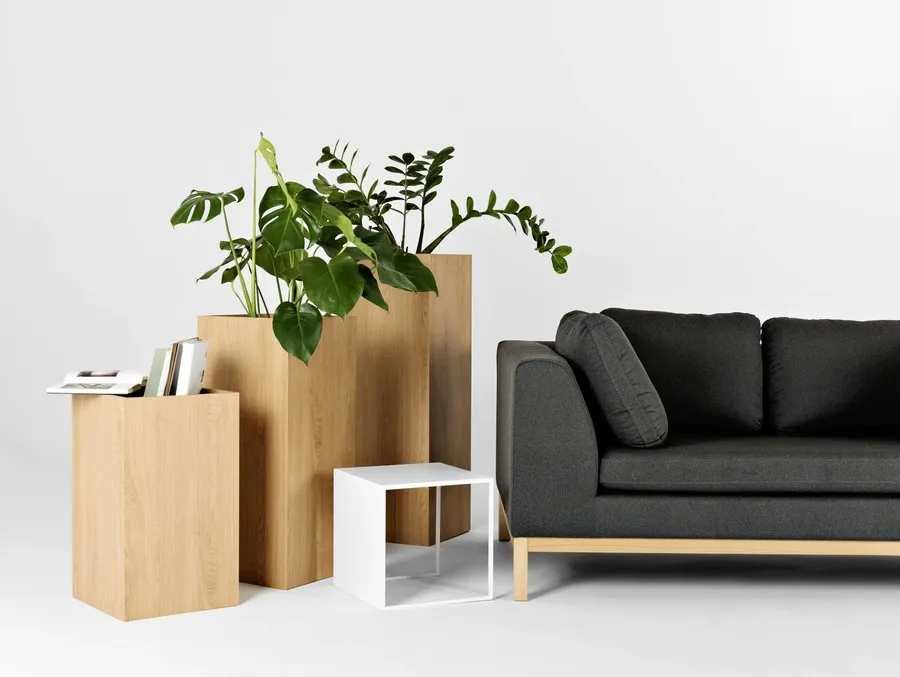 Donica PALMUS 60x35x35 - imitacja dębu