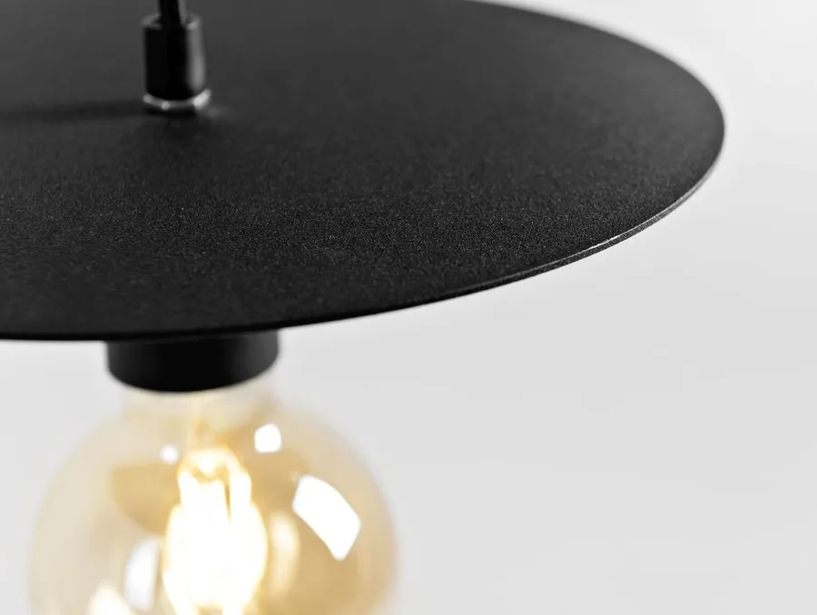 Lampa wisząca SKIVA M - czarny