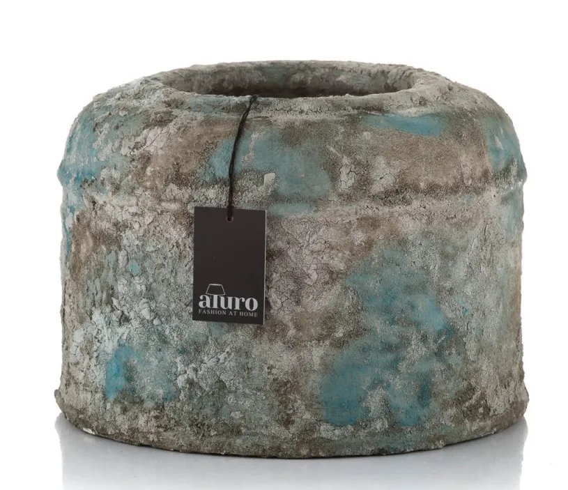 Donica,osłonka HONATI antique blue_Aluro L