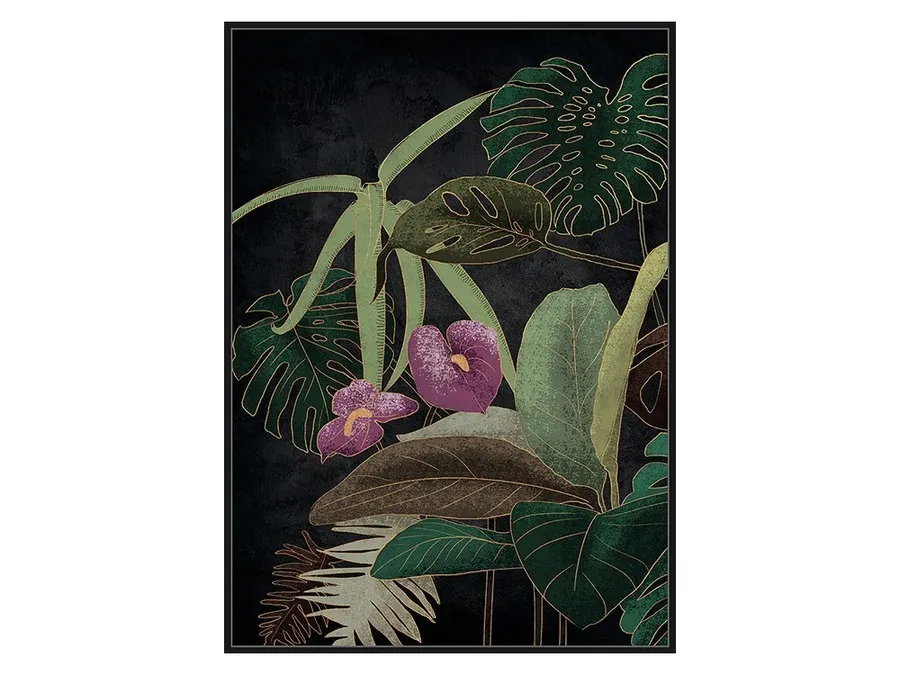 Obraz botaniczny kwiaty TOIF22652 102x142 cm