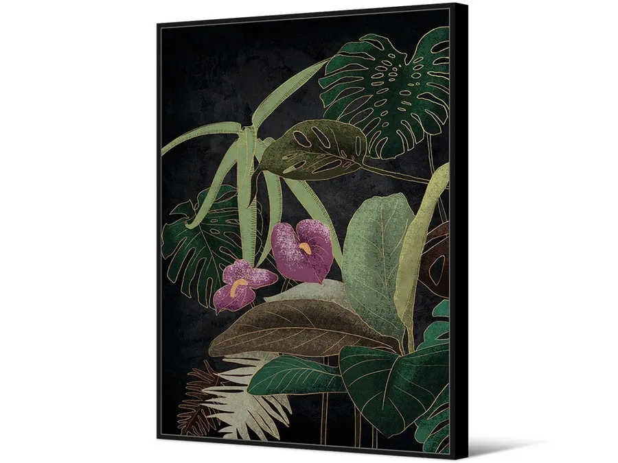 Obraz botaniczny kwiaty TOIF22652 102x142 cm