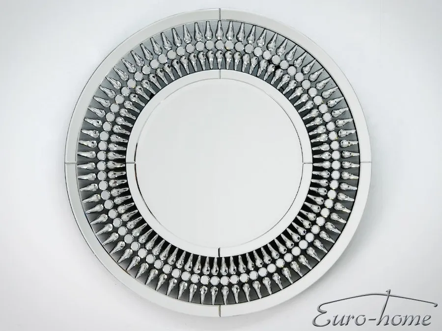 Lustro okrągłe Art deco 16JZ112 Ø80 cm