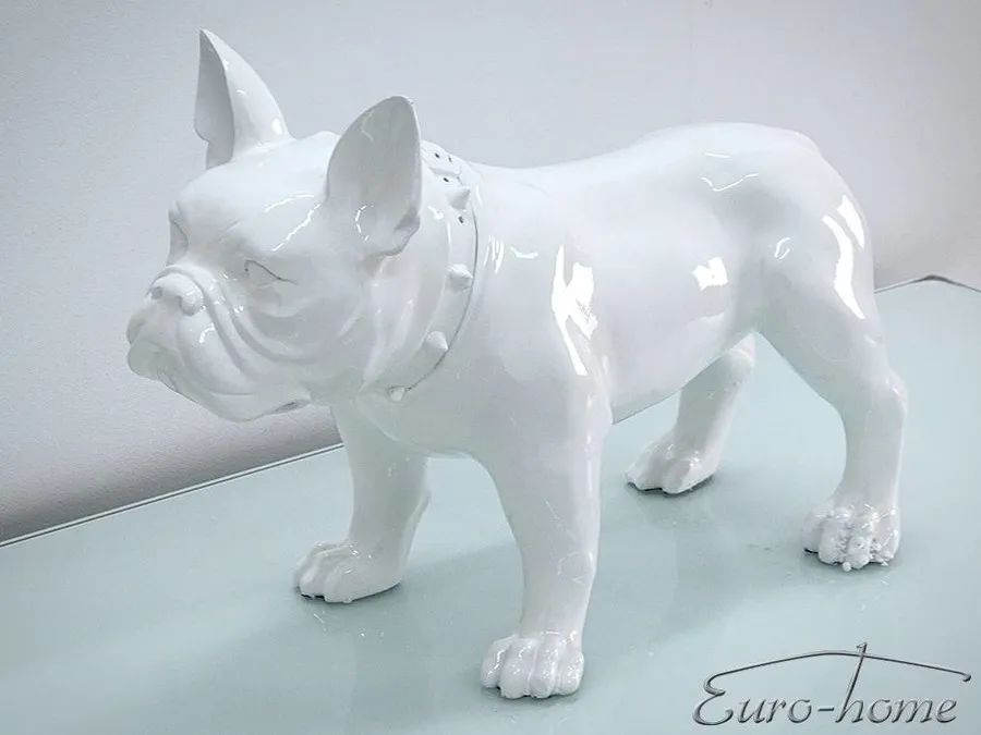 Figura psa BULDOG FRANCUSKI A216 - biały