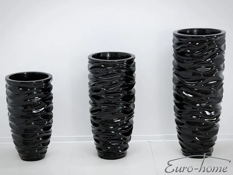 Donica 2028/2 60x33 cm - czarny