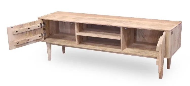 Szafka RTV 2 drzwi FIFTY - mango naturalne