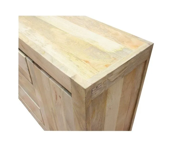 Komoda drewniana MILANO 180 cm - mango naturalne