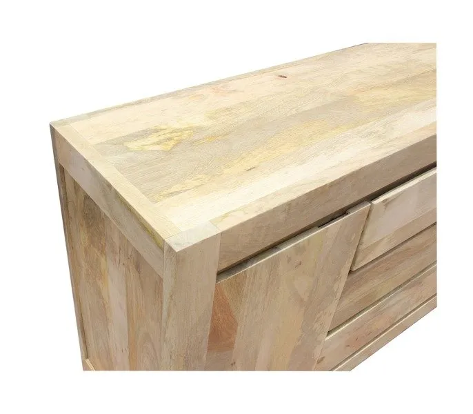 Komoda drewniana MILANO 180 cm - mango naturalne