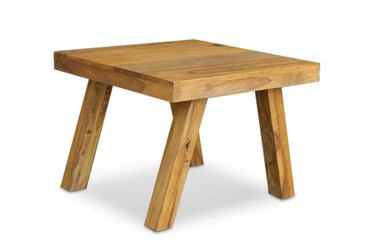 Stolik kawowy drewniany 60cm COMO - palisander teak