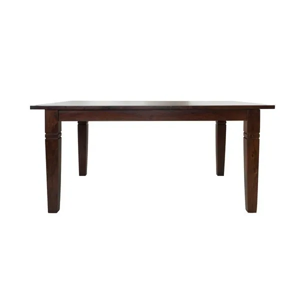 Stół drewniany rozkładany ROMA 140/220x100 - akacja brąz