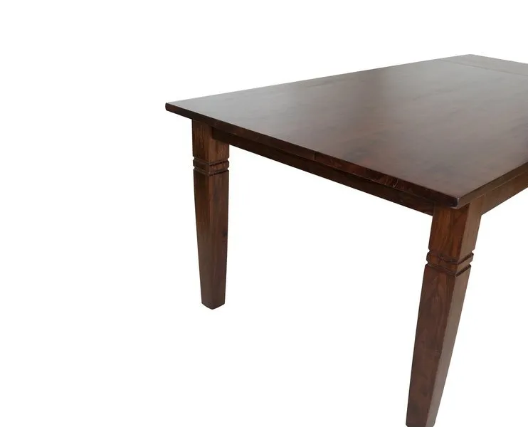 Stół drewniany rozkładany ROMA 140/220x100 - akacja brąz
