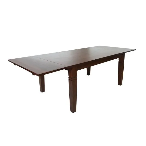 Stół drewniany rozkładany ROMA 140/220x100 - akacja brąz