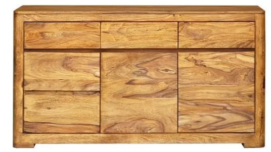 Komoda drewniana BARI 145 cm - palisander teak