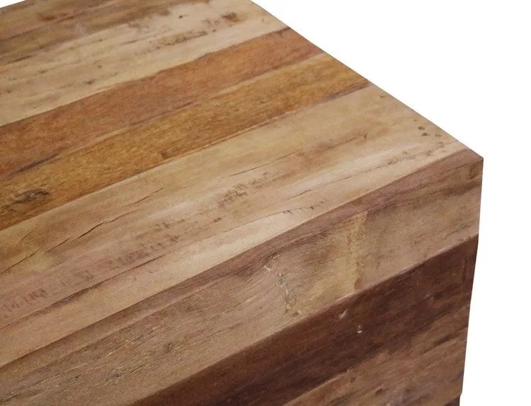 Komoda drewniana 3-drzwiowa CENTURY RUSTIC - stare drewno