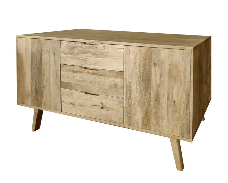 Komoda drewniana STOCKHOLM - mango naturalne