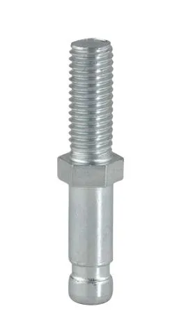 Trzpień gwintowany kółka Tente / 10x15/10 mm