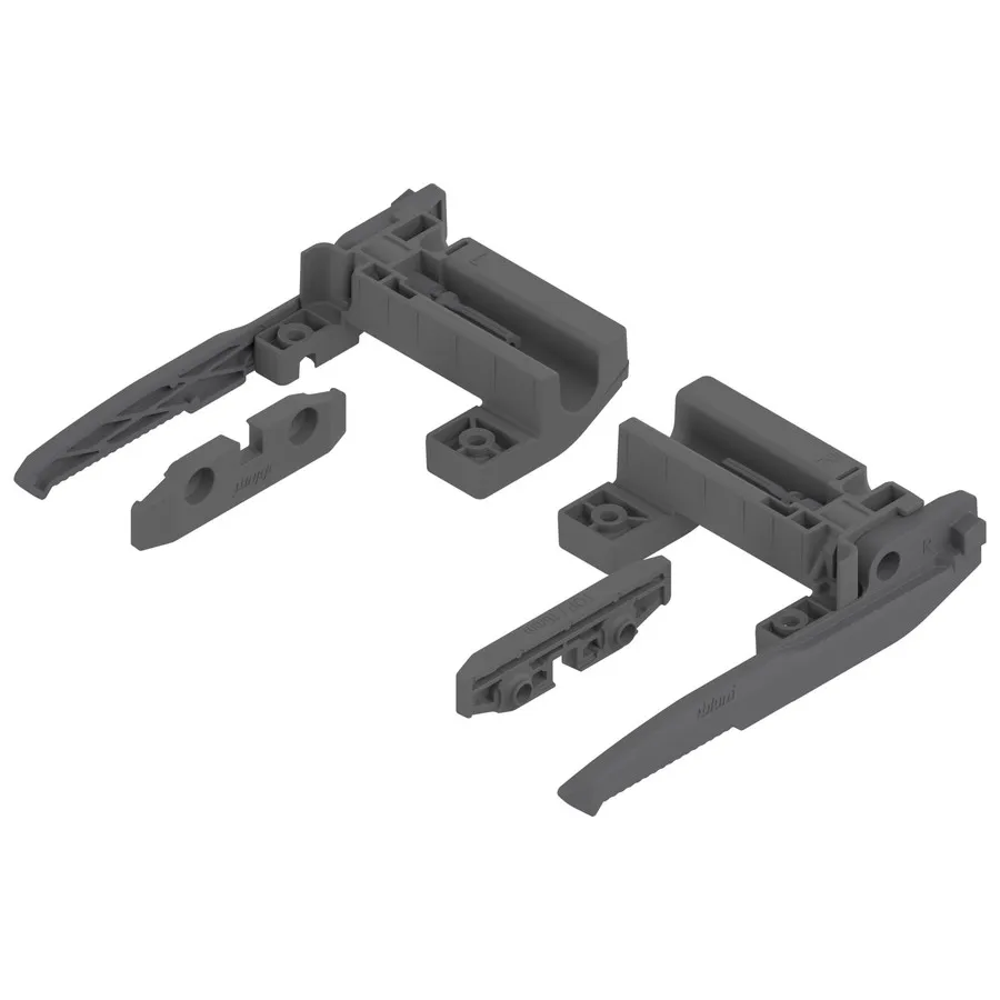 Blokada szuflady tackowej TANDEM 560H, 561H / MOVENTO 760H, 766H - ciemnoszary / gr. boku 16 mm