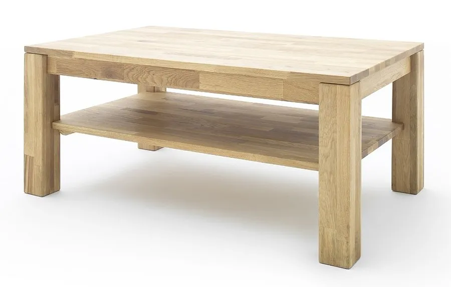 Drewniany stolik prostokątny PAUL 105x65 - dąb sękaty