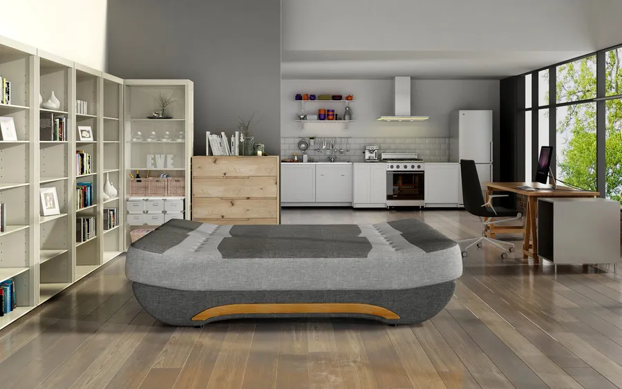 Sofa rozkładana EWA II - tkanina Alova 04/Alova 46