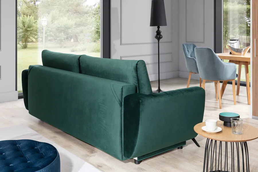 Sofa rozkładana z bokami MEGIS - tkanina Riviera 38