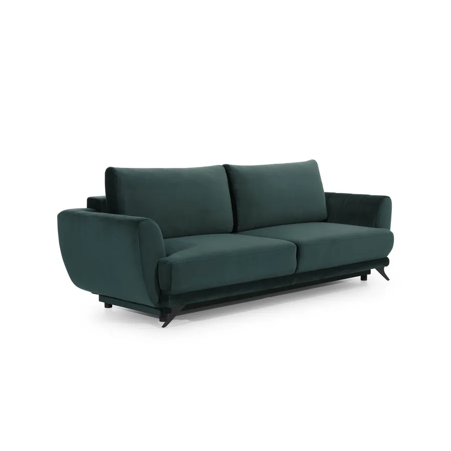 Sofa rozkładana z bokami MEGIS - tkanina Riviera 38