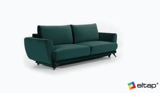 Sofa rozkładana z bokami MEGIS - tkanina Riviera 38