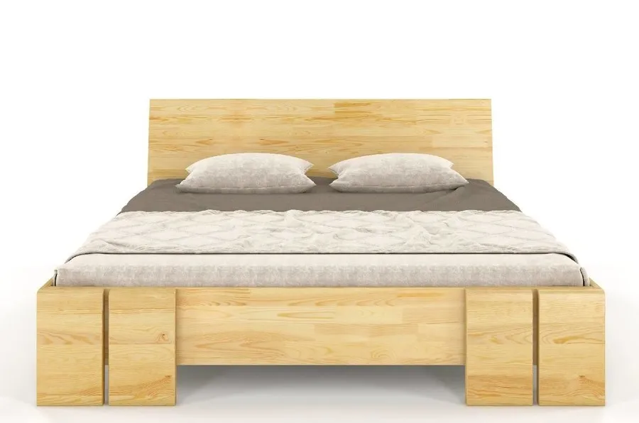 Łóżko drewniane sosnowe VESTRE Maxi&Long 140x220 - naturalny