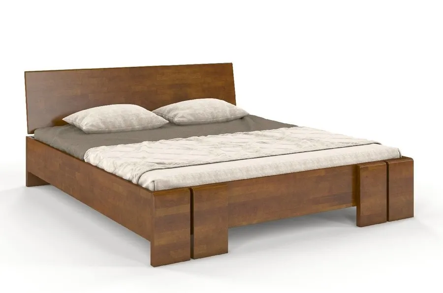 Łóżko drewniane bukowe VESTRE Maxi&Long 180x220 - orzech