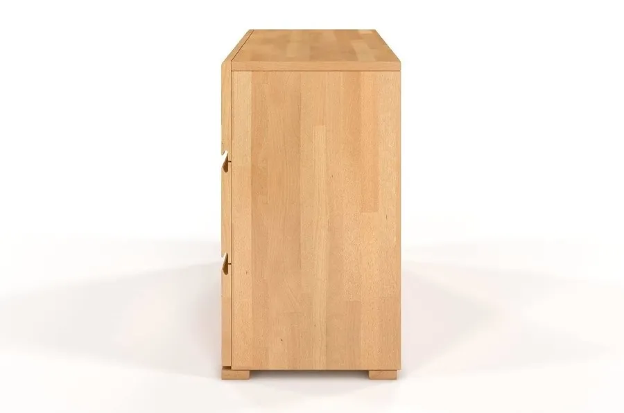Komoda bukowa VESTRE 5 szuflad - naturalny