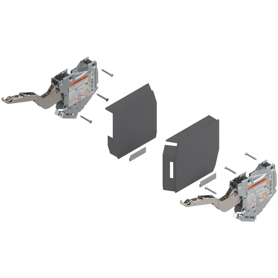 Siłowniki Tip-On AVENTOS HK-S / LF 220-500 / ciemnoszare zaślepki / sprężyna słaba