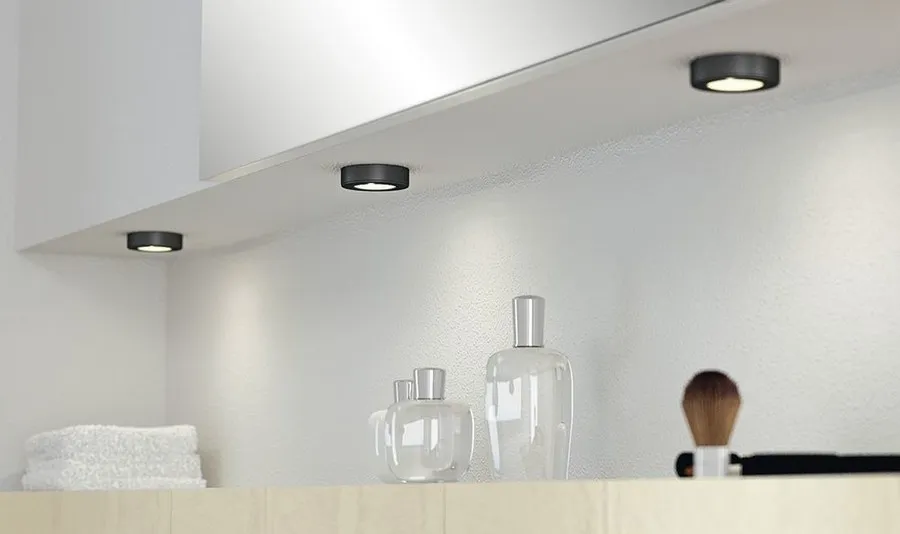 Obudowa do oprawy nawierzchniowej LED LOOX - czarny / 65x12 mm