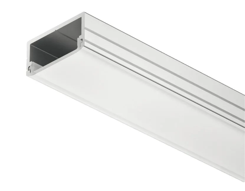 Profil nawierzchniowy LOOX 2190 - aluminium/biały / wys. 8,5 mm / dł. 250 cm