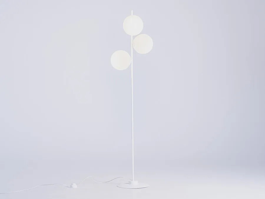 Lampa podłogowa BOBLER - biały