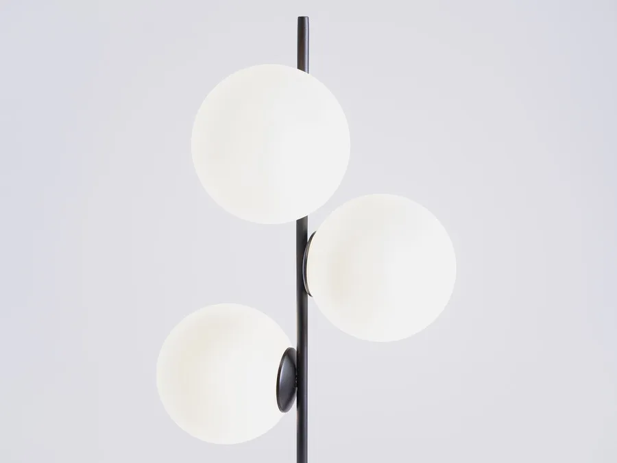 Lampa podłogowa BOBLER - czarny