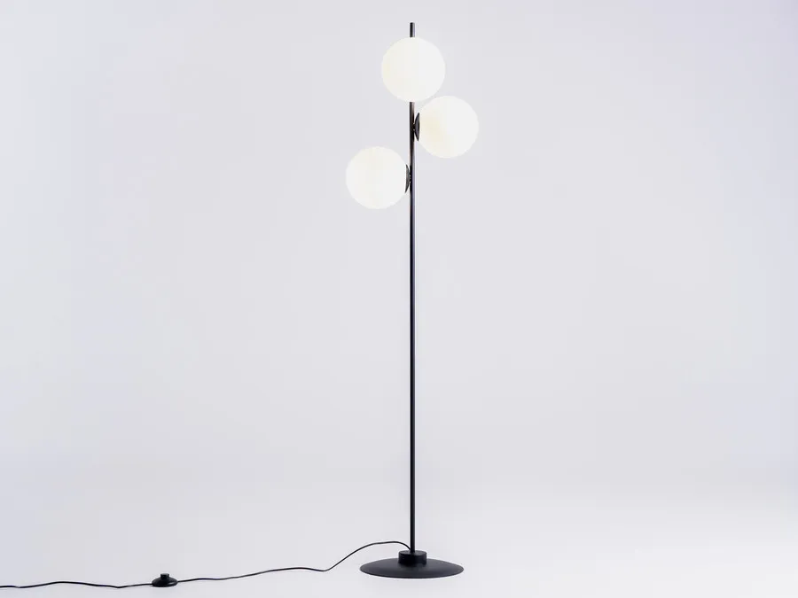 Lampa podłogowa BOBLER - czarny