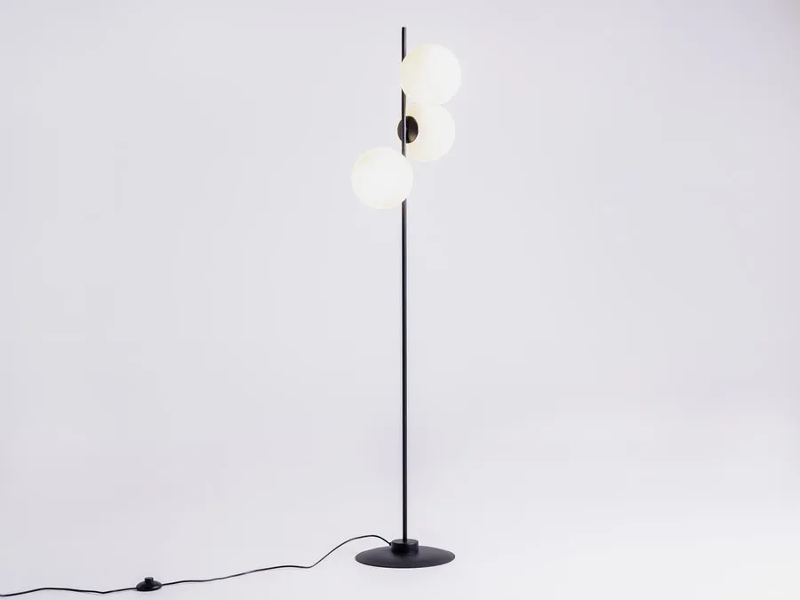 Lampa podłogowa BOBLER - czarny